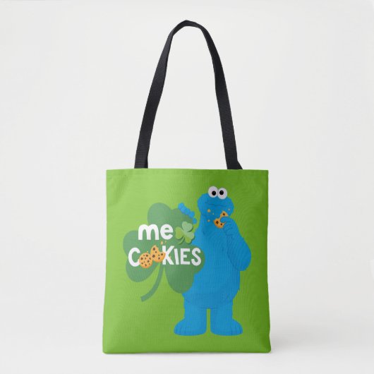 Cookie Monster | Kleeblatt Liebe Tasche (Vorderseite)