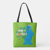 Cookie Monster | Kleeblatt Liebe Tasche (Rückseite)