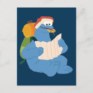 Cookie Monster Lesen einer Karte