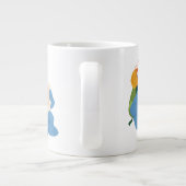 Cookie Monster Lesen einer Karte Jumbo-Tasse (Rückseite)