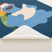 Cookie Monster Lesen einer Karte Sherpadecke (3/4)