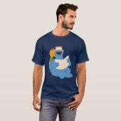 Cookie Monster Lesen einer Karte T-Shirt (Vorne ganz)