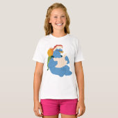 Cookie Monster Lesen einer Karte T-Shirt (Vorne ganz)