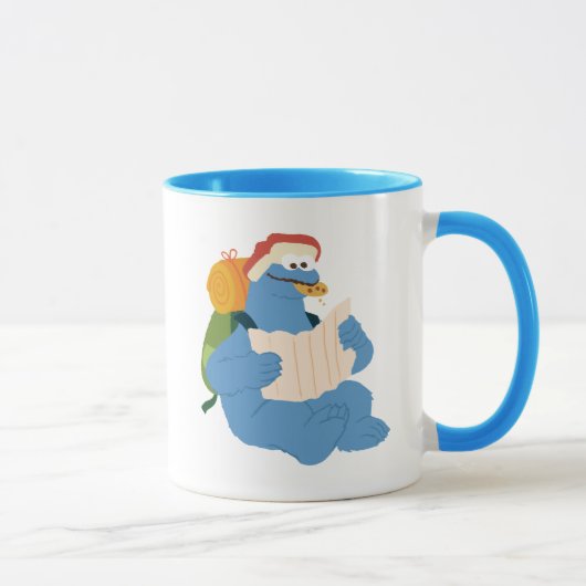 Cookie Monster Lesen einer Karte Tasse (Rechts)