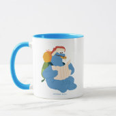 Cookie Monster Lesen einer Karte Tasse (Links)