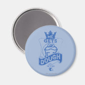 Cookie Monster Me bekommt Teig Magnet (Vorderseite/Rückseite)