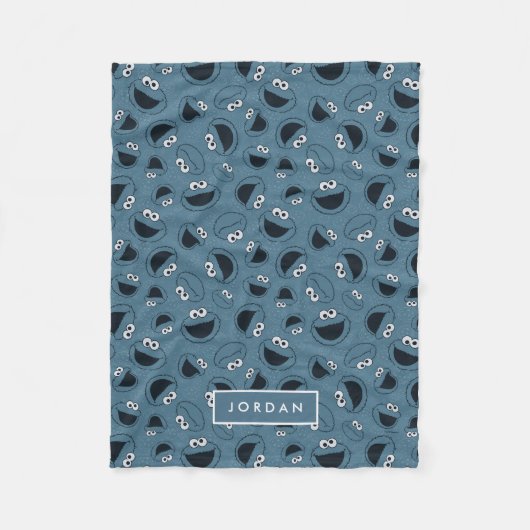 Cookie Monster | Me Hunger Muster Fleecedecke (Vorderseite)