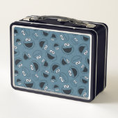 Cookie Monster | Me Hunger Muster Metall Brotdose (Rückseite)