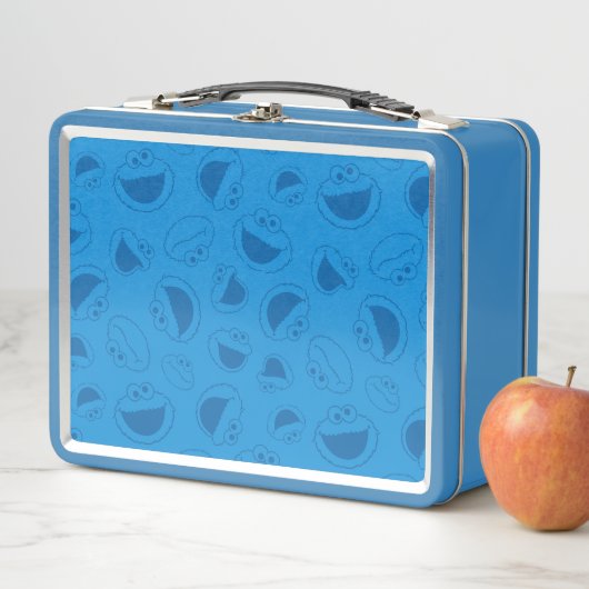 Cookie Monster | Me Phantastisch Blue Pattern Metall Lunch Box (Beispiel)