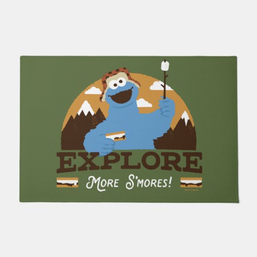 Cookie Monster | Mehr S'mores entdecken Fußmatte (Vorderseite)