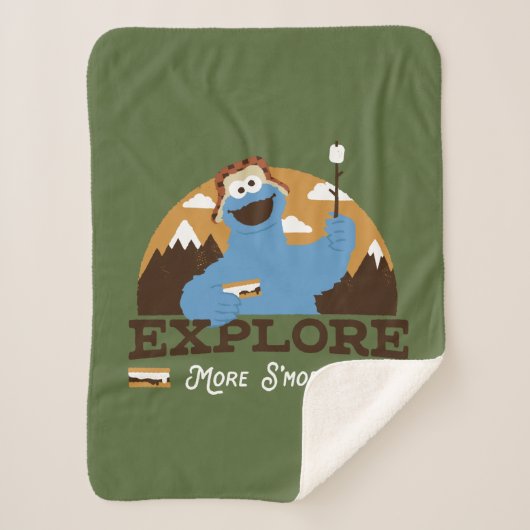 Cookie Monster | Mehr S'mores entdecken Sherpadecke (Vorderseite)