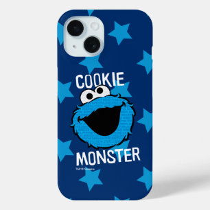 Cookie Monster-Muster iPhone 15 Hülle