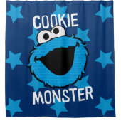 Cookie Monster-Muster Duschvorhang (Vorderseite)