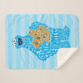 Cookie Monster Musterfilter Sherpadecke (Vorderseite (Horizontal))