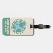 Cookie Monster | Name hinzufügen Gepäckanhänger (Rückseite horizontal)