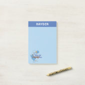 Cookie Monster | Name hinzufügen Post-it Klebezettel (Auf Schreibtisch)