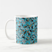 Cookie Monster | Nom Nom Nom Muster Kaffeetasse (Links)