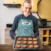 Cookie Monster | Nom Nom Nom Muster Schürze