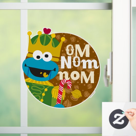 Cookie Monster Nutcracker Fensteraufkleber (Zuhause)