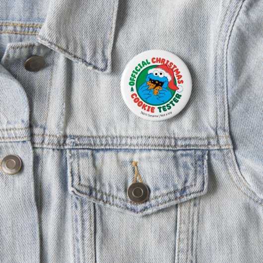 Cookie Monster | Offizieller Weihnachtskochtest Button (Beispiel)