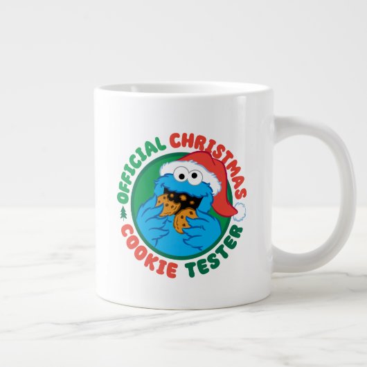 Cookie Monster | Offizieller Weihnachtskochtest Jumbo-Tasse (Rechts)