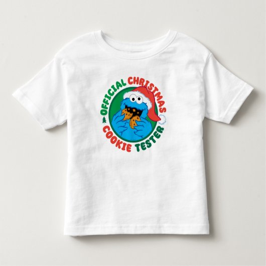 Cookie Monster | Offizieller Weihnachtskochtest Kleinkind T-shirt (Vorderseite)