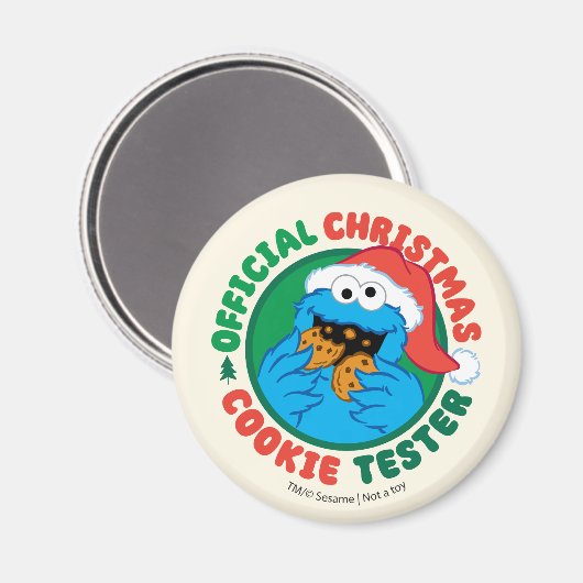 Cookie Monster | Offizieller Weihnachtskochtest Magnet (Vorderseite/Rückseite)