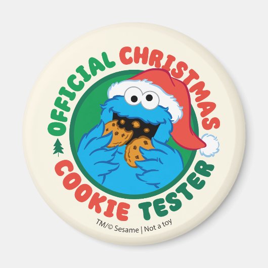 Cookie Monster | Offizieller Weihnachtskochtest Magnet (Vorne)