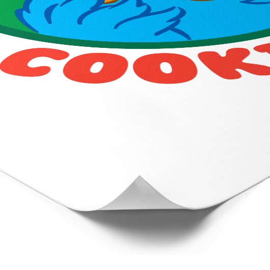 Cookie Monster | Offizieller Weihnachtskochtest Poster (Ecke)