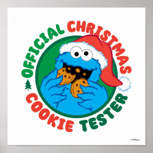 Cookie Monster Offizieller Weihnachtskochtest Poster