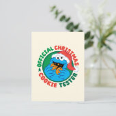 Cookie Monster | Offizieller Weihnachtskochtest Postkarte (Stehend Vorderseite)
