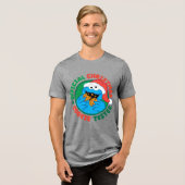 Cookie Monster | Offizieller Weihnachtskochtest Tri-Blend Shirt (Vorderseite voll)
