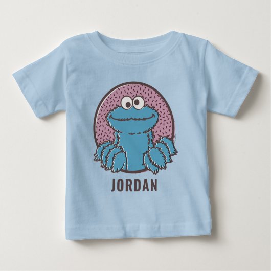 Cookie Monster | Om Nom Nom Baby T-shirt (Vorderseite)