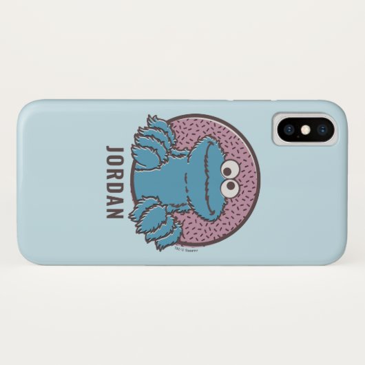 Cookie Monster | Om Nom Nom Case-Mate iPhone Hülle (Rückseite (Horizontal))