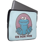 Cookie Monster | Om Nom Nom Laptopschutzhülle (Vorne Rechts)