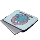 Cookie Monster | Om Nom Nom Laptopschutzhülle (Vorne Knopf)