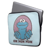 Cookie Monster | Om Nom Nom Laptopschutzhülle (Vorderseite Links)