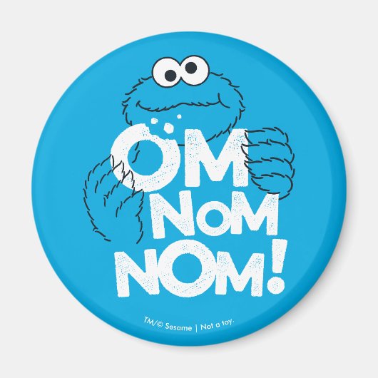Cookie Monster | Om Nom Nom! Magnet (Vorne)