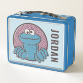 Cookie Monster | Om Nom Nom Metall Brotdose (Rückseite)