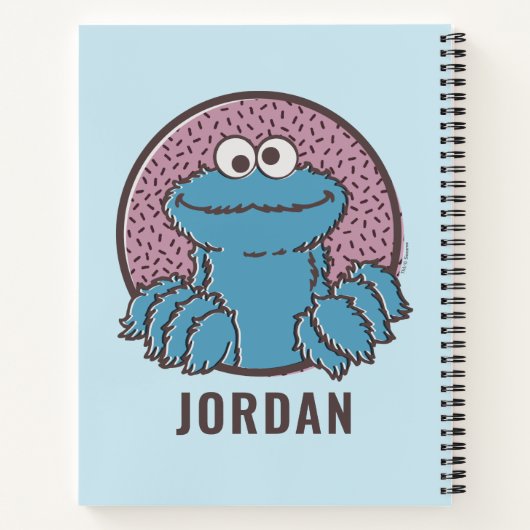 Cookie Monster | Om Nom Nom Notizblock (Rückseite)