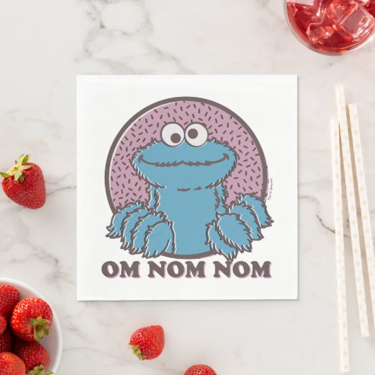 Cookie Monster | Om Nom Nom Serviette (Beispiel)