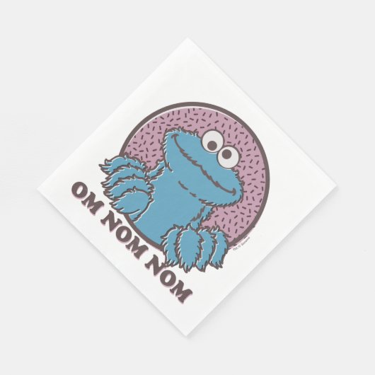 Cookie Monster | Om Nom Nom Serviette (Ecke)