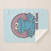 Cookie Monster | Om Nom Nom Sherpadecke (Vorderseite (Horizontal))
