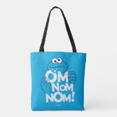 Cookie Monster | Om Nom Nom! Tasche (Rückseite)