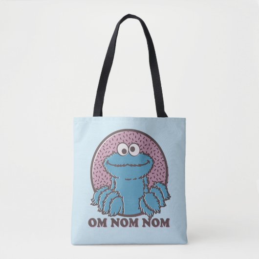 Cookie Monster | Om Nom Nom Tasche (Vorderseite)