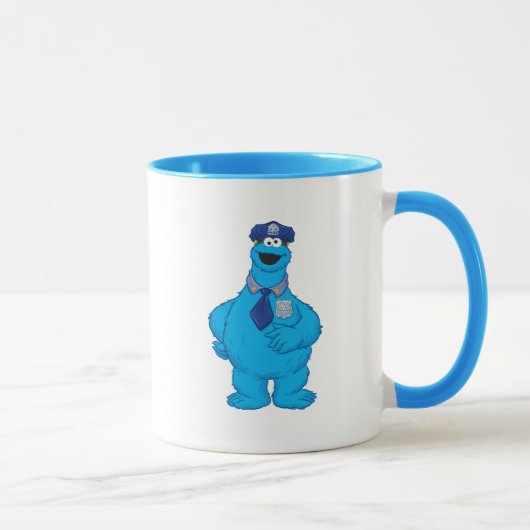 Cookie Monster | Polizeibeamte Kostüm Tasse (Rechts)