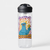 Cookie Monster | Psychedelisch | Name hinzufügen Trinkflasche (Vorderseite)