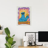 Cookie Monster | Psychedelisch Poster (Heimbüro)