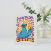 Cookie Monster | Psychedelisch Postkarte (Stehend Vorderseite)