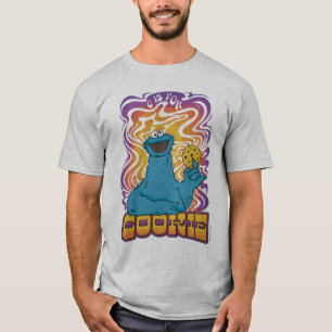 Cookie Monster Psychedelisch T-Shirt